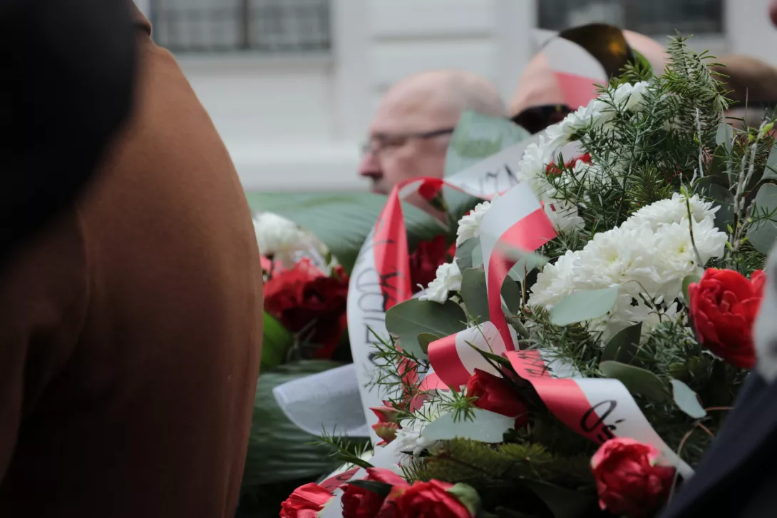 Odsłonięcie tablicy pamiątkowej poświęconej polskim dzieciom