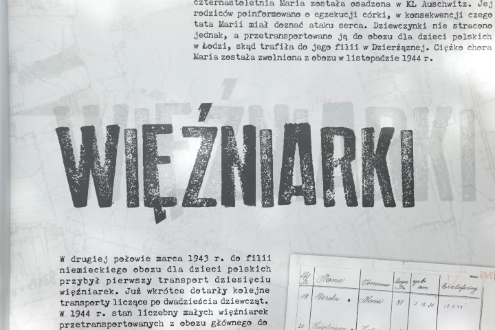 Wystawa poświęcona eksterminacji dzieci w obozie w Dzierżąznej