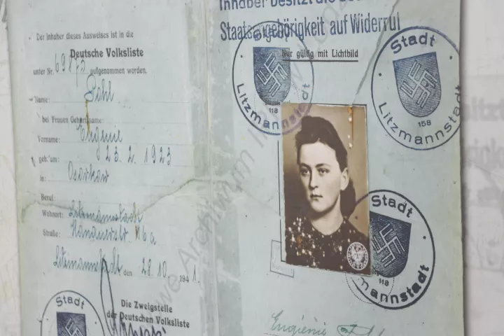 Wystawa poświęcona eksterminacji dzieci w obozie w Dzierżąznej