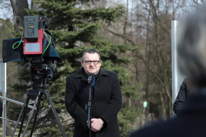 Wystawa poświęcona eksterminacji dzieci w obozie w Dzierżąznej