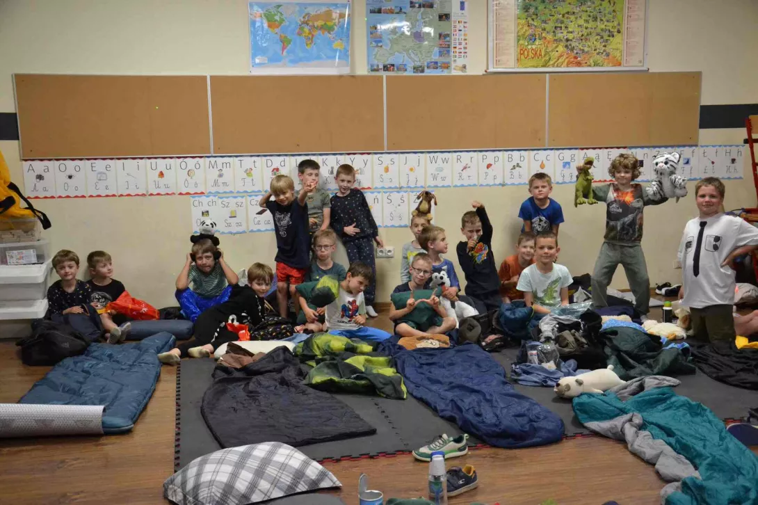 Nocowanka klas 1a i 1b