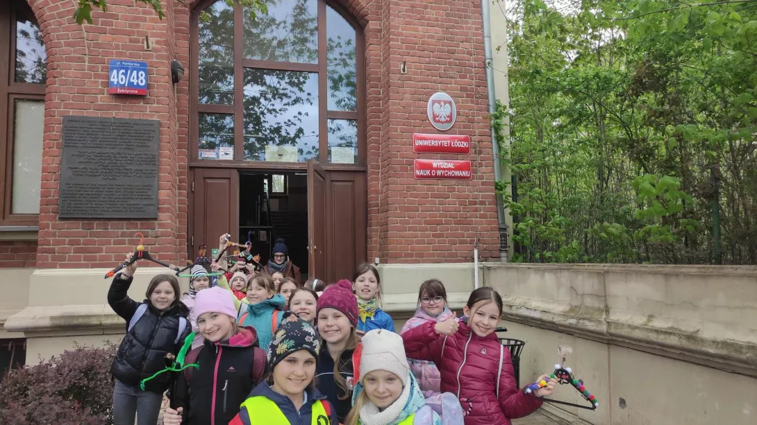 Wizyta klasy 3a na WNOW UŁ