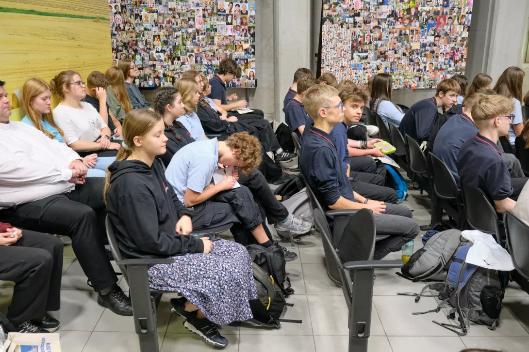 Uczniowie drugich klas naszego liceum w Auli Kordeckiego uczestniczą w XXII Ogólnopolskim Forum Młodzieży Szkół Katolickich.