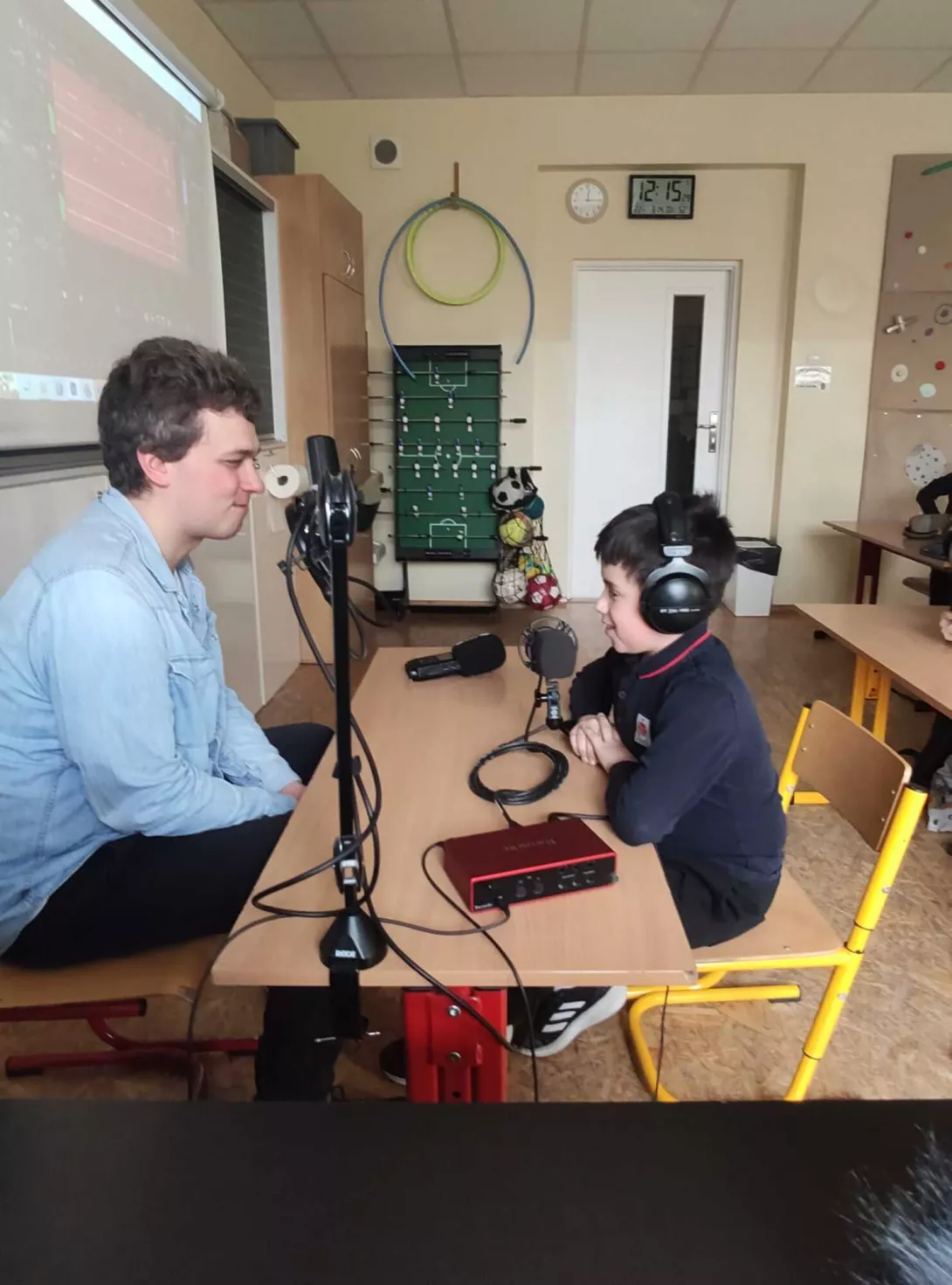Spotkanie z dziennikarzem radiowym 3a i 3b SSP