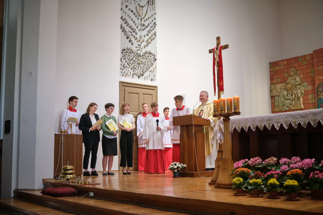 Podziękowania dla bielanek. (fot. Amelia Szymańska)