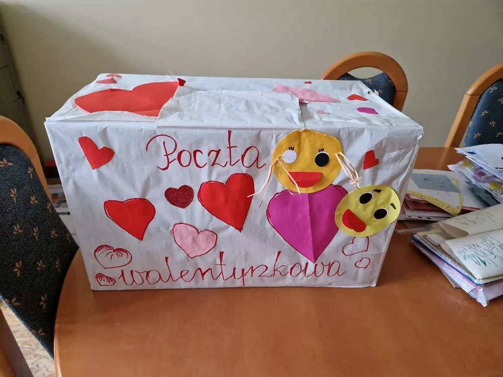 Skrzynka pocztowa na walentynki