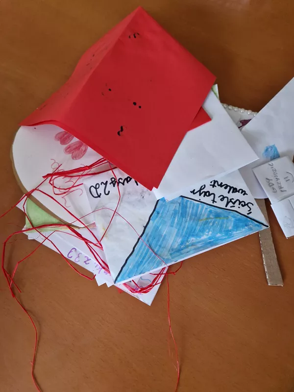 Walentynki przygotowane przez uczniów