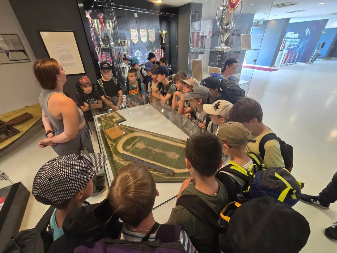 Wycieczka 4b do Krakowa, w Muzeum (Numizmatycznym) Emeryka Hutten-Czapskiego