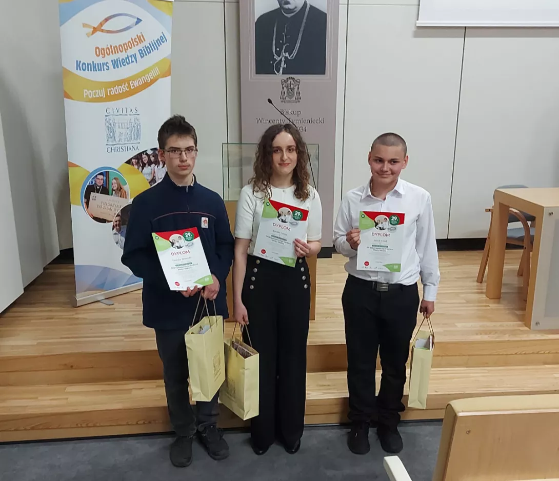 Finaliści 2. etapu 29. Ogólnopolskiego Konkursu Wiedzy Biblijnej.