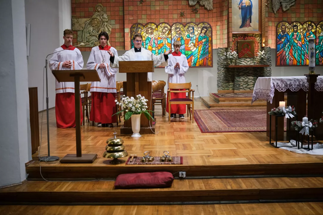 Rozpoczęcie liturgii słowa dla 7-8 SSP.