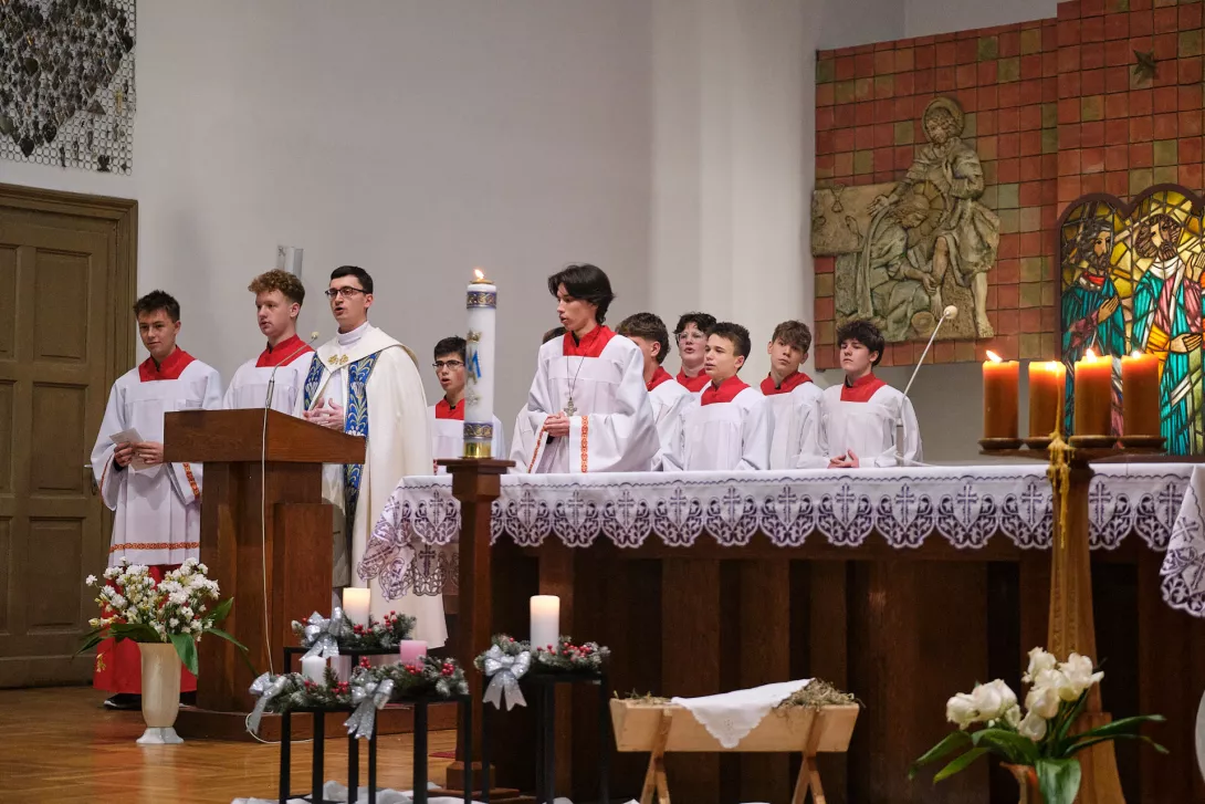 Liturgia Godzin dla SLO. (fot. Amelia Szymańska)