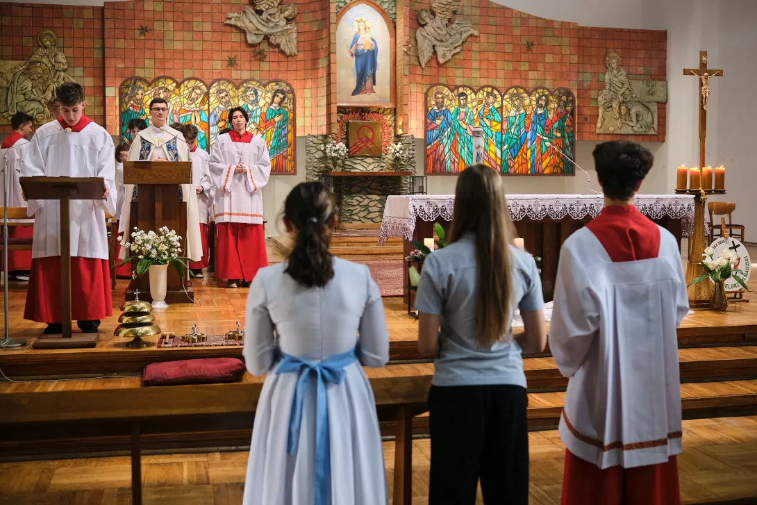 Podczas Liturgii Godzin dla SLO