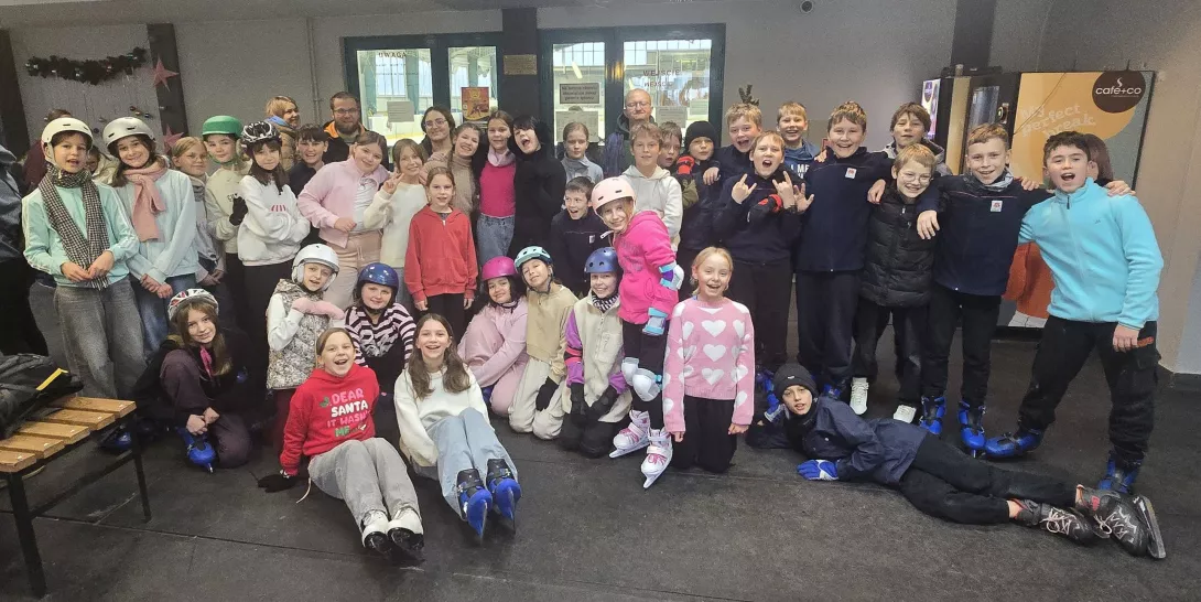 Międzyklasowe wyjście na ślizgawkę