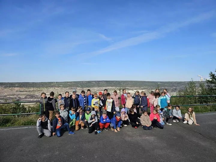 Uczniowie klasy 3C i 3D podczas wycieczki