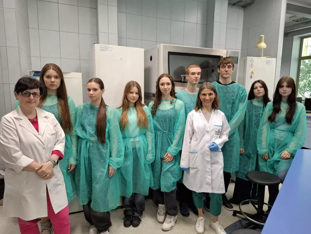 Wszyscy uczestnicy warsztatów.