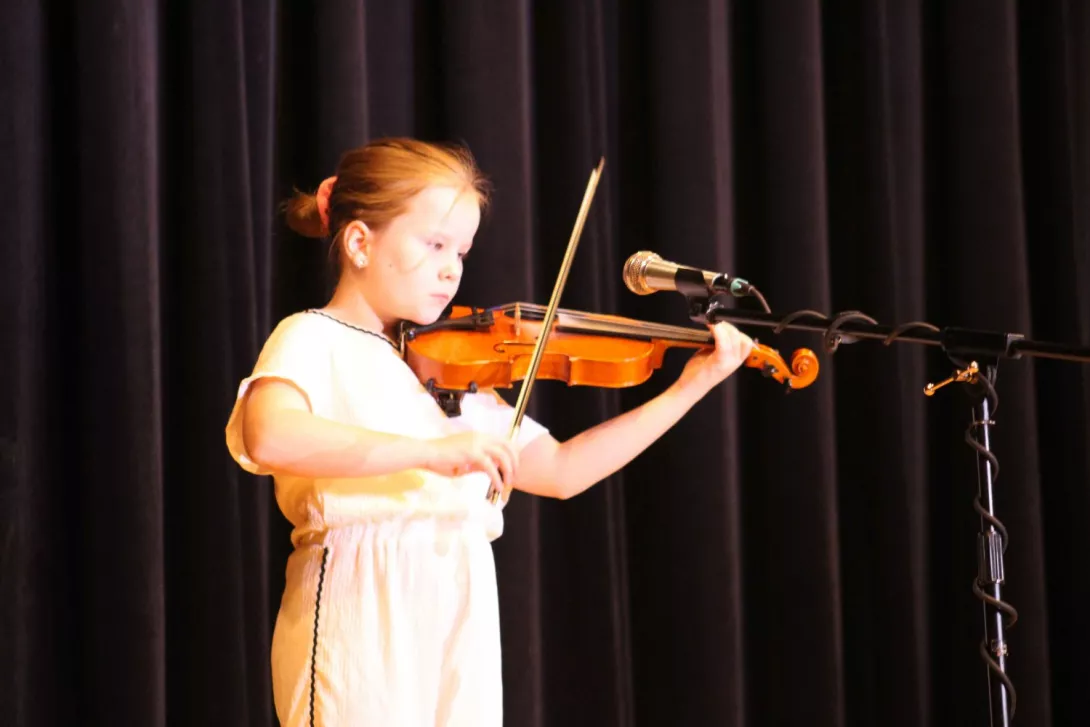 Uczestniczka Cecyliady 2025 dla klas 1-3 SSP (foto F. Kopytowski)