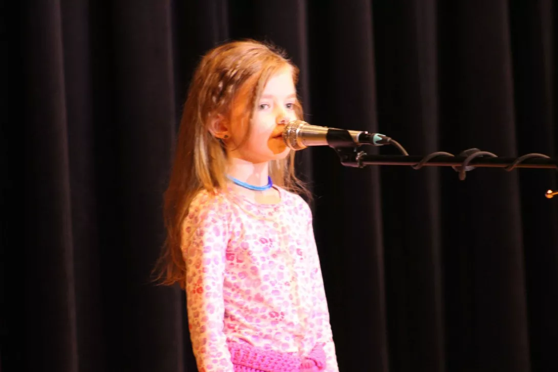 Uczestniczka Cecyliady 2025 dla klas 1-3 SSP (foto F. Kopytowski)