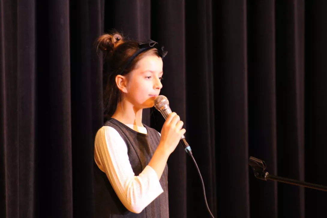 Uczestniczka Cecyliady 2025 dla klas 4-8 SSP (foto F. Kopytowski)