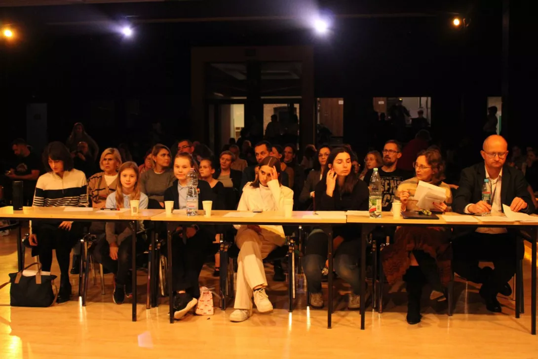 Jury i widownia Cecyliady 2025 dla klas 4-8 SSP (foto F. Kopytowski)