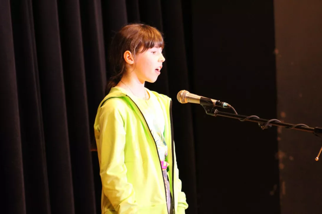 Uczestniczka Cecyliady 2025 dla klas 4-8 SSP (foto F. Kopytowski)