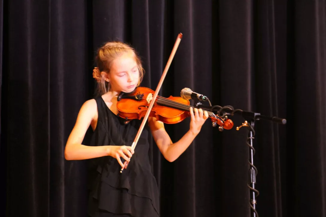 Uczestniczka Cecyliady 2025 dla klas 1-3 SSP (foto F. Kopytowski)