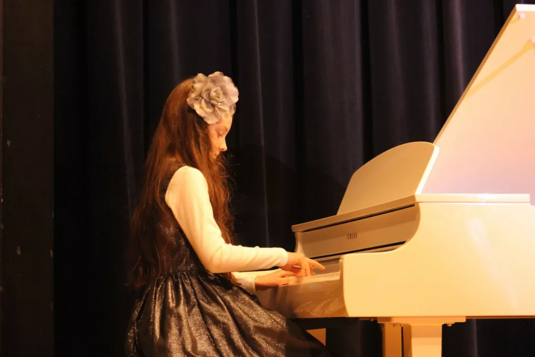 Uczestniczka Cecyliady 2025 dla klas 1-3 SSP (foto F. Kopytowski)