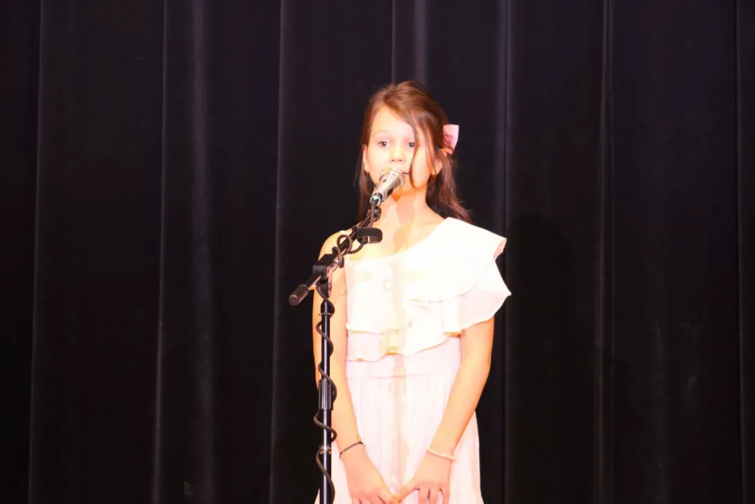 Uczestniczka Cecyliady dla klas 1-3 SSP (foto F. Kopytowski)