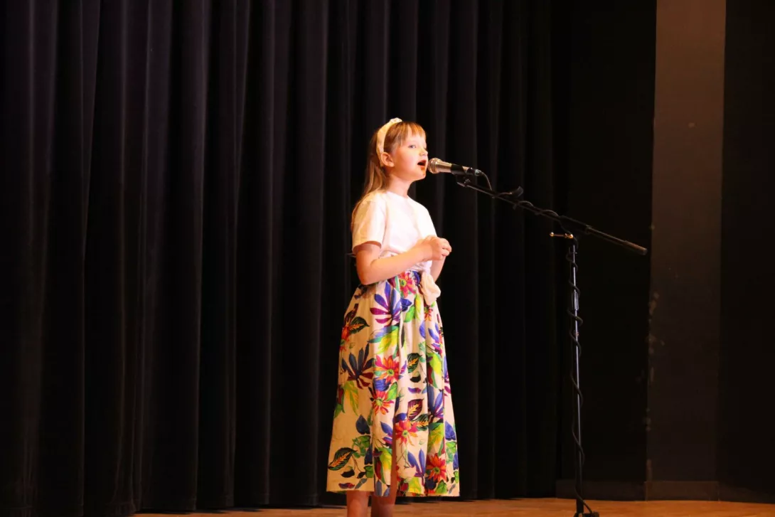 Uczestniczka Cecyliady 2025 dla klas 1-3 SSP (foto F. Kopytowski)