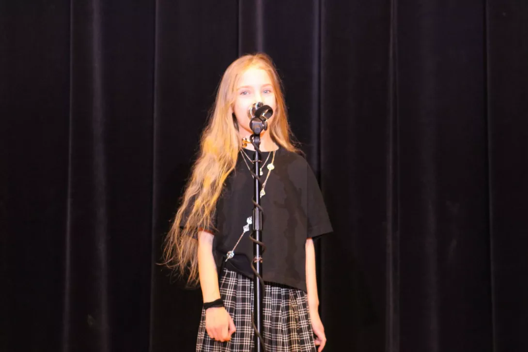 Uczestniczka Cecyliady dla klas 1-3 SSP (foto F. Kopytowski)