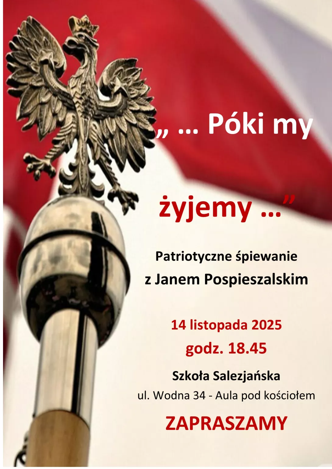 Wszystkich chętnych serdecznie zapraszamy 14 listopada o godz. 18.45.