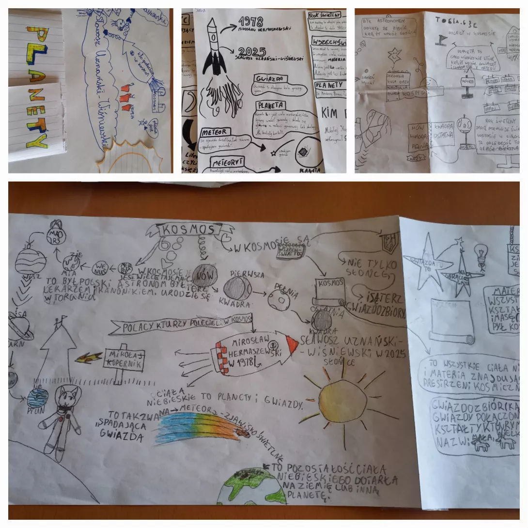 Notatki wizualne na temat kosmosu