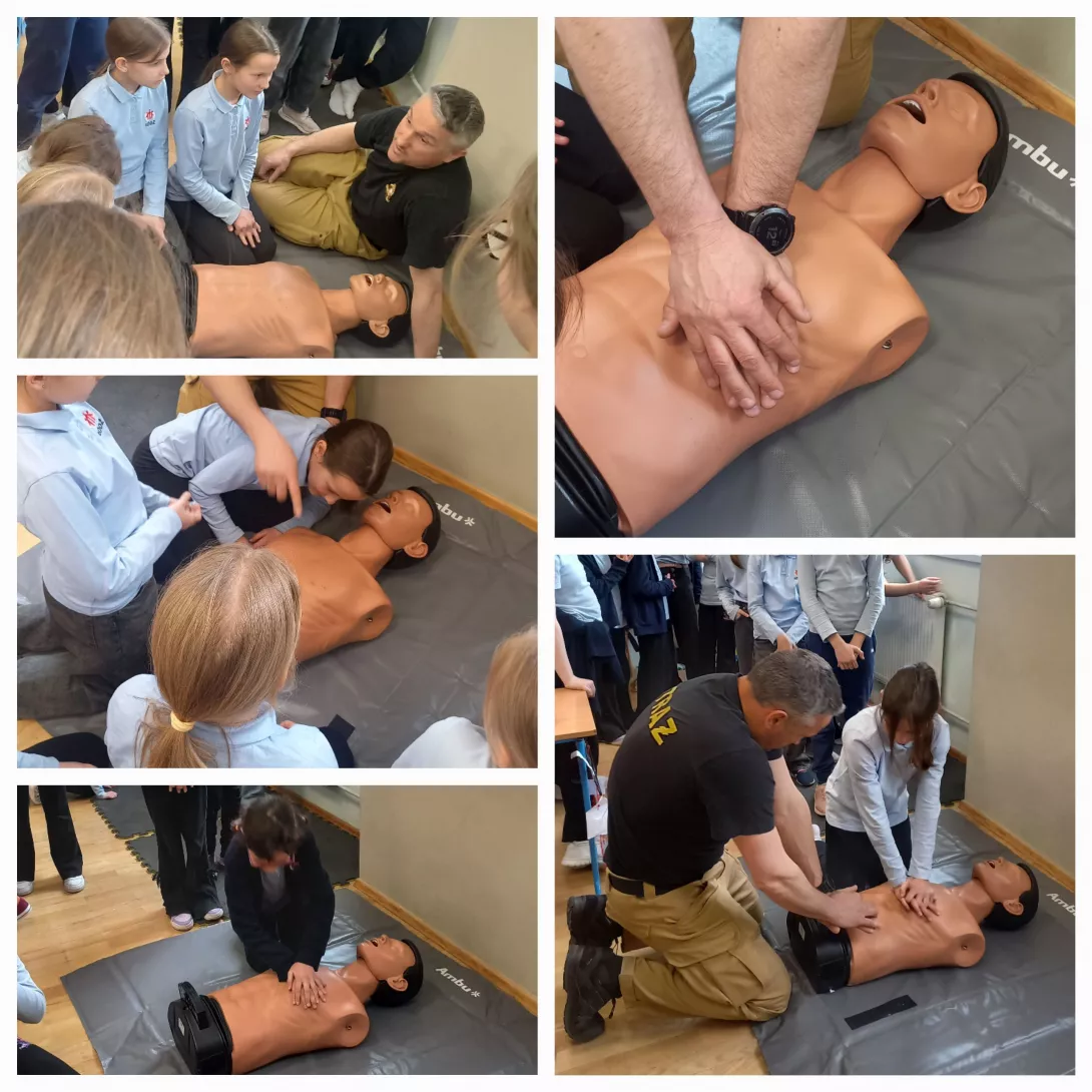 lekcja udzielania pierwszej pomocy