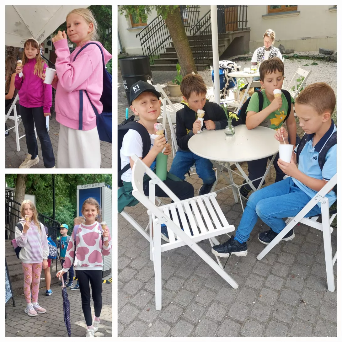 Uczestnicy II turnusu półkolonii SL Salos-Wodna w Parku Źródliska (foto Iga Włodarczyk)