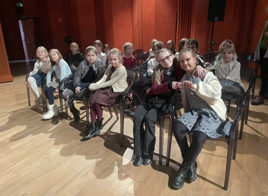 Uczennice na koncercie w Akademii Muzycznej