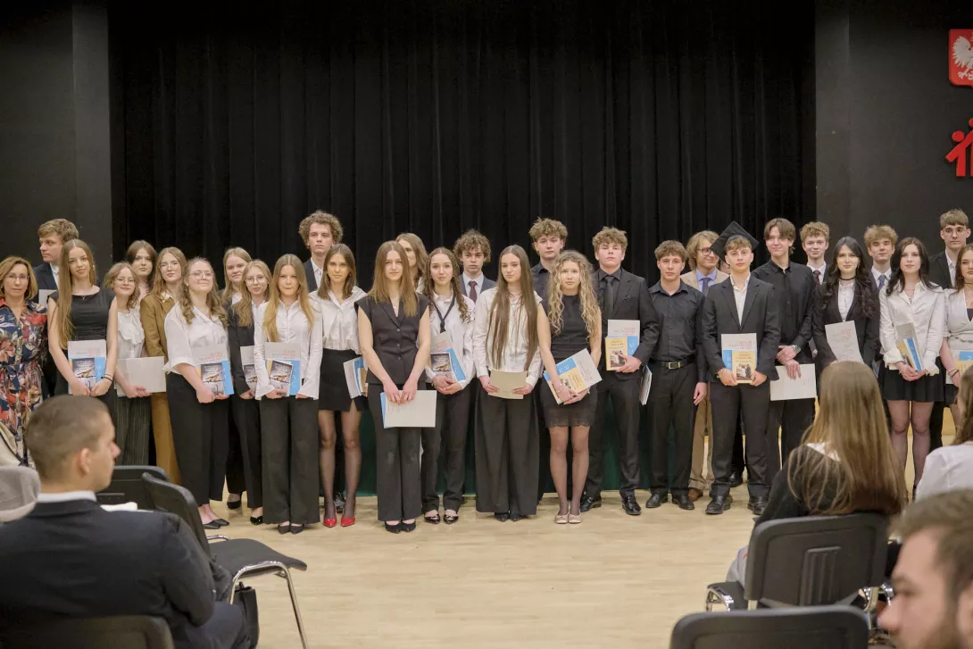 Maturzyści z klasy 4a. (fot. Antoni Szumielewicz)