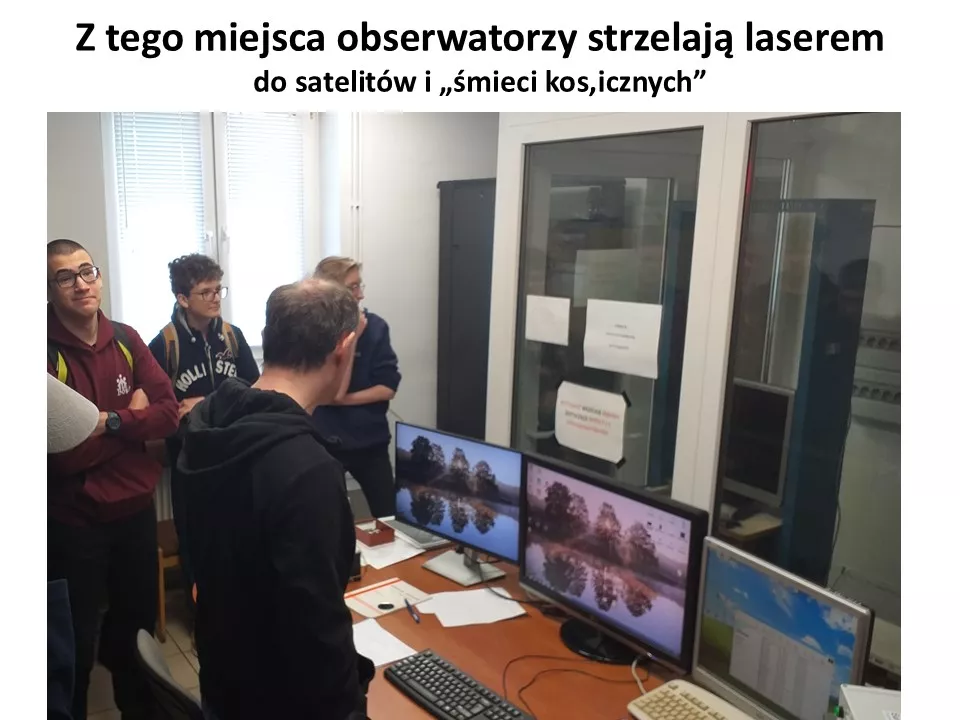tu obserwatorzy namierzają satelity