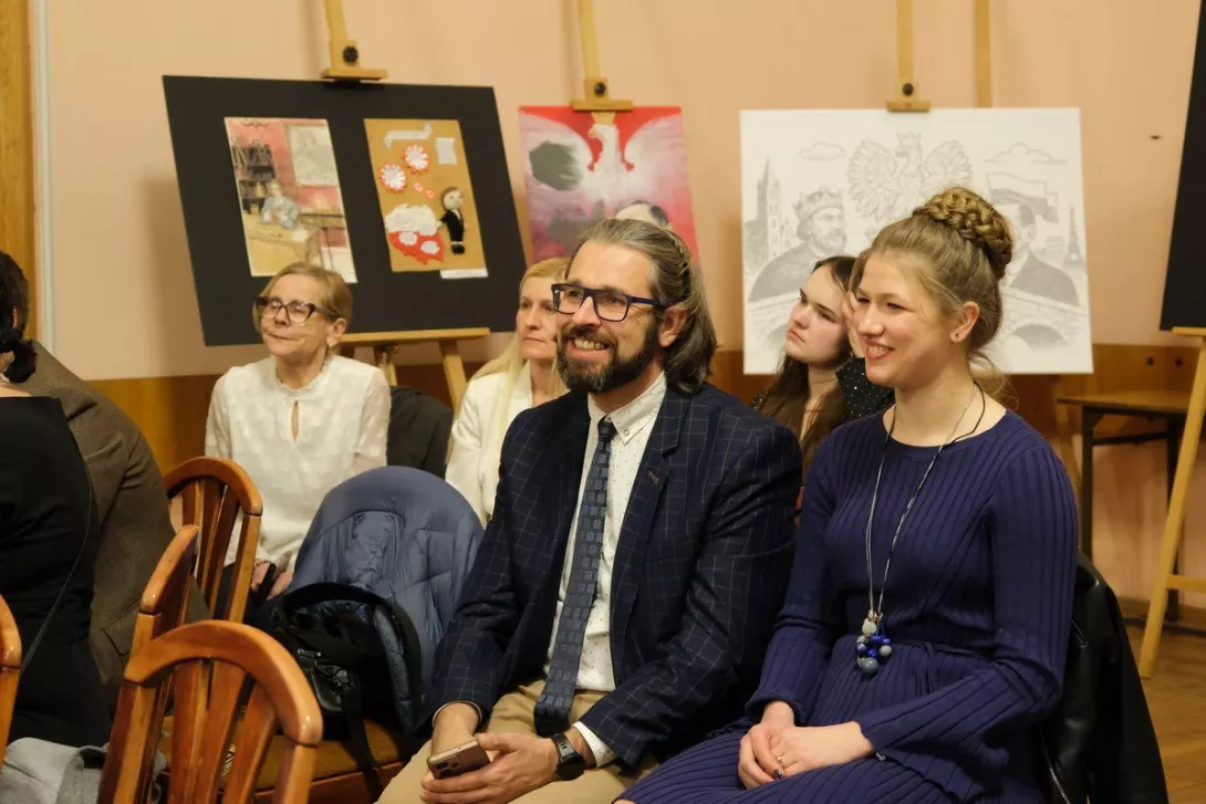 Zofia podczas gali rozdania nagród. (fot. podlasie24.pl)